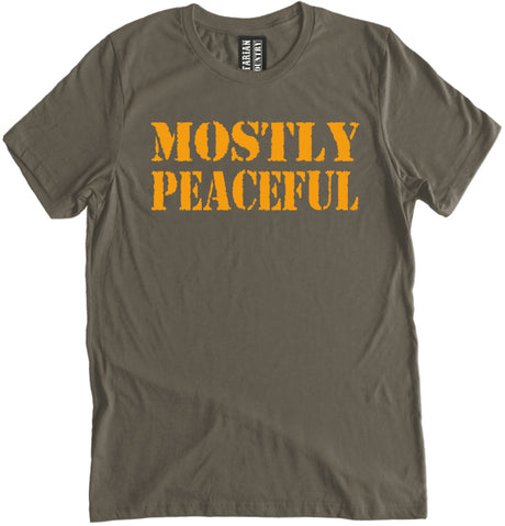 Mostly Peaceful Shirt by Libertarian Country