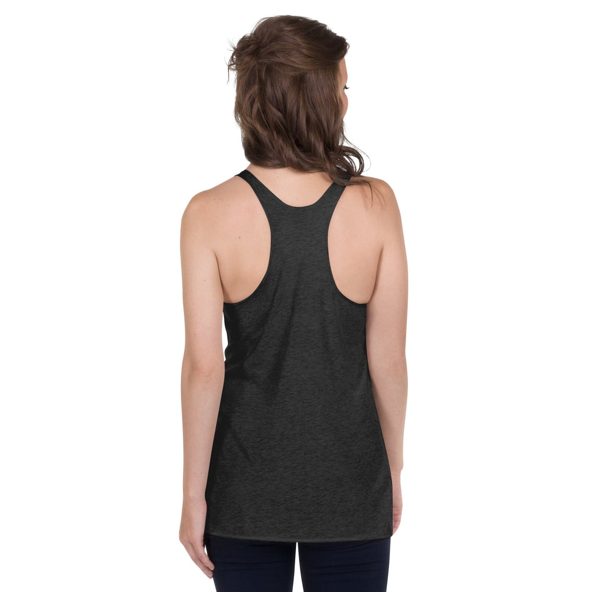 Mostly Peaceful Women's Racerback Tank Top
