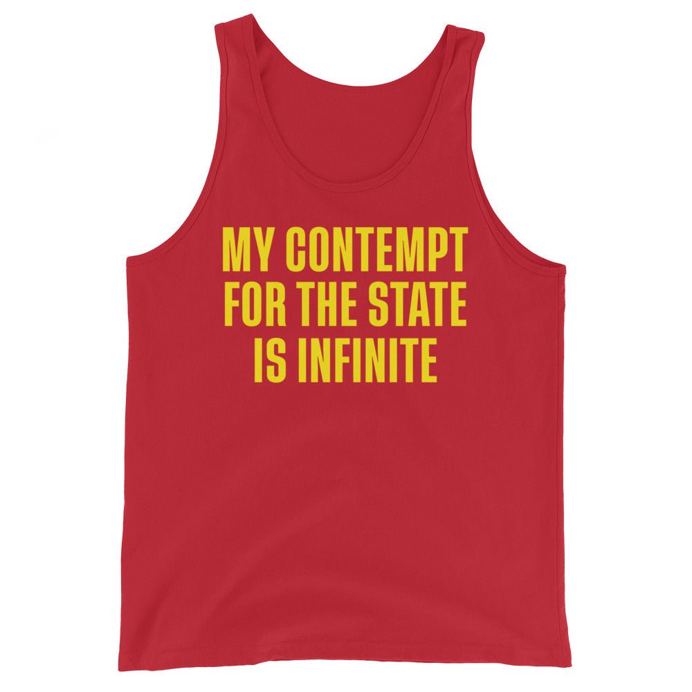 My Contempt For The State Is Infinite Tank Top