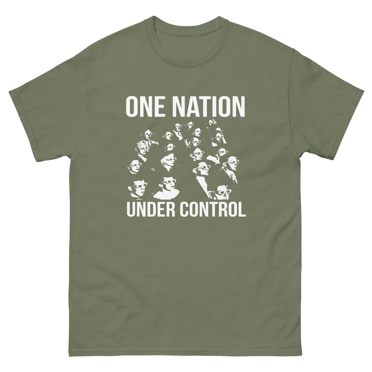 One Nation Under Control Heavy Cotton Shirt