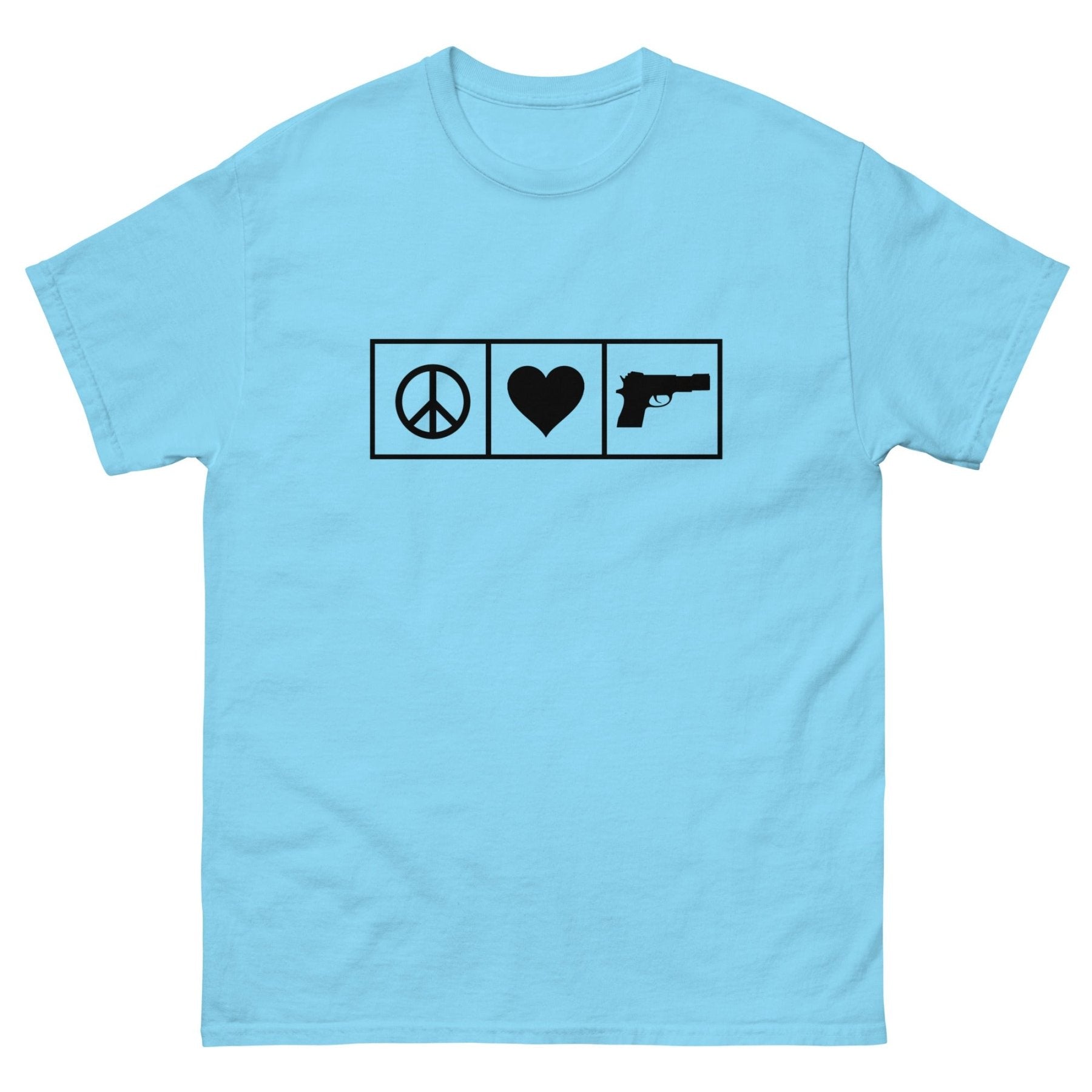 Peace Love Guns Heavy Cotton Shirt