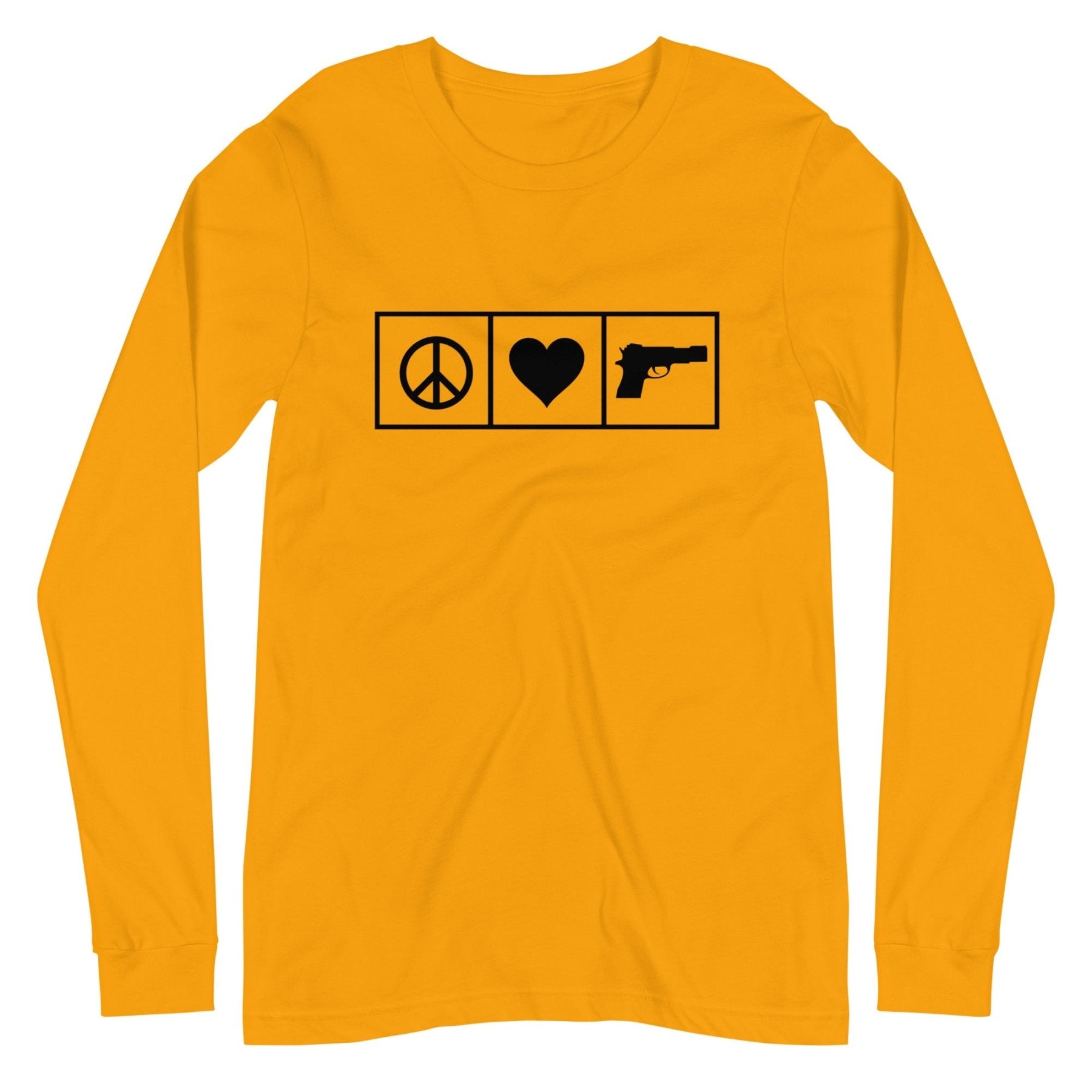 Peace Love Guns Long Sleeve Shirt