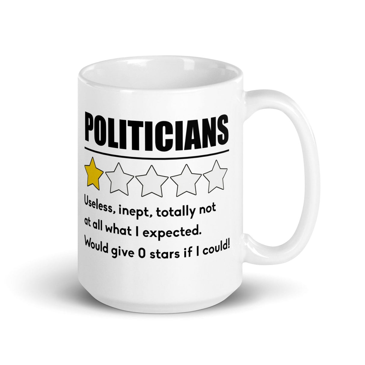 Politicians Very Bad Would Not Recommend Coffee Mug