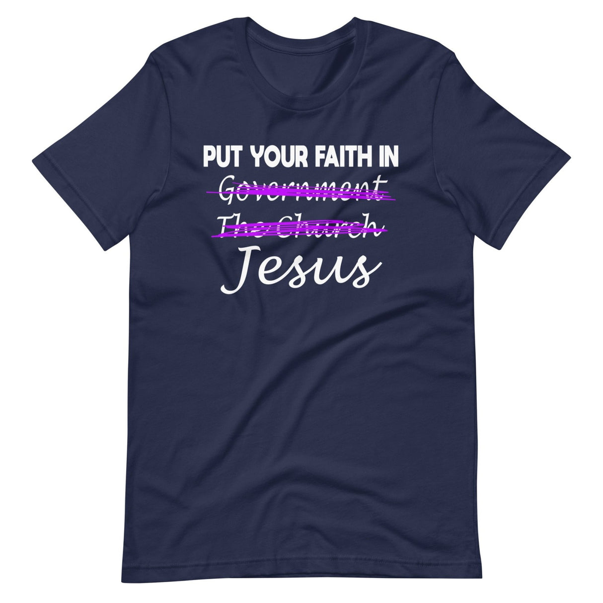 Put Your Faith in Jesus Not Government Premium Shirt