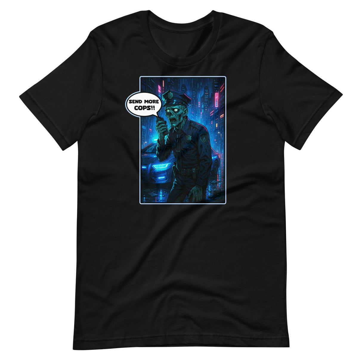 Send More Cops Zombie Shirt