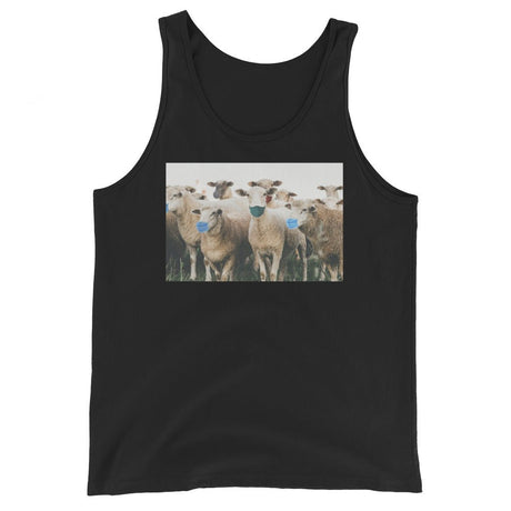 Sheep in Face Masks Premium Tank Top