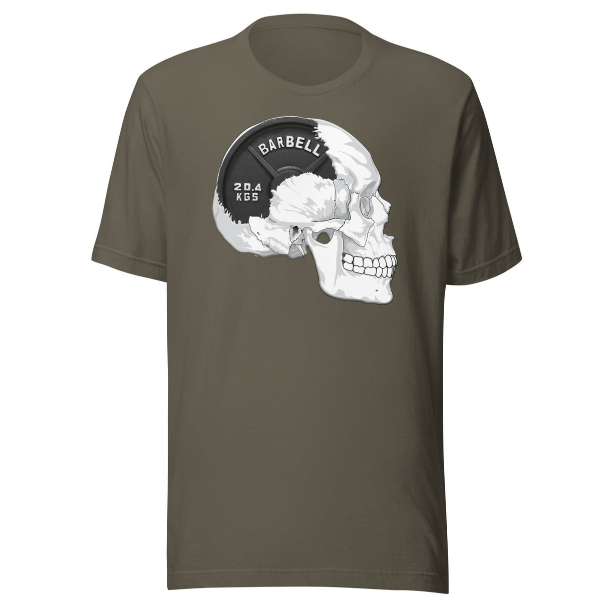 Skull Dumbbell Mind Gym Shirt