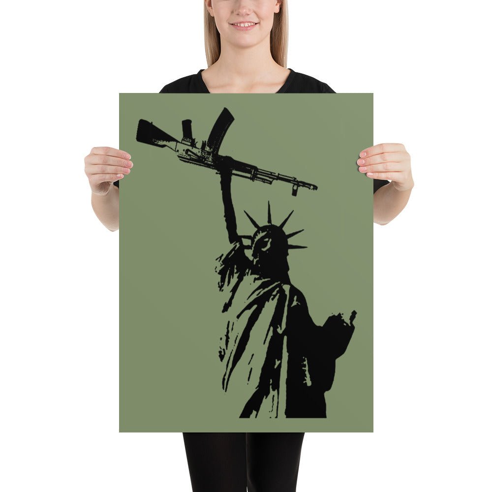 Statue of Liberty AK - 47 Poster