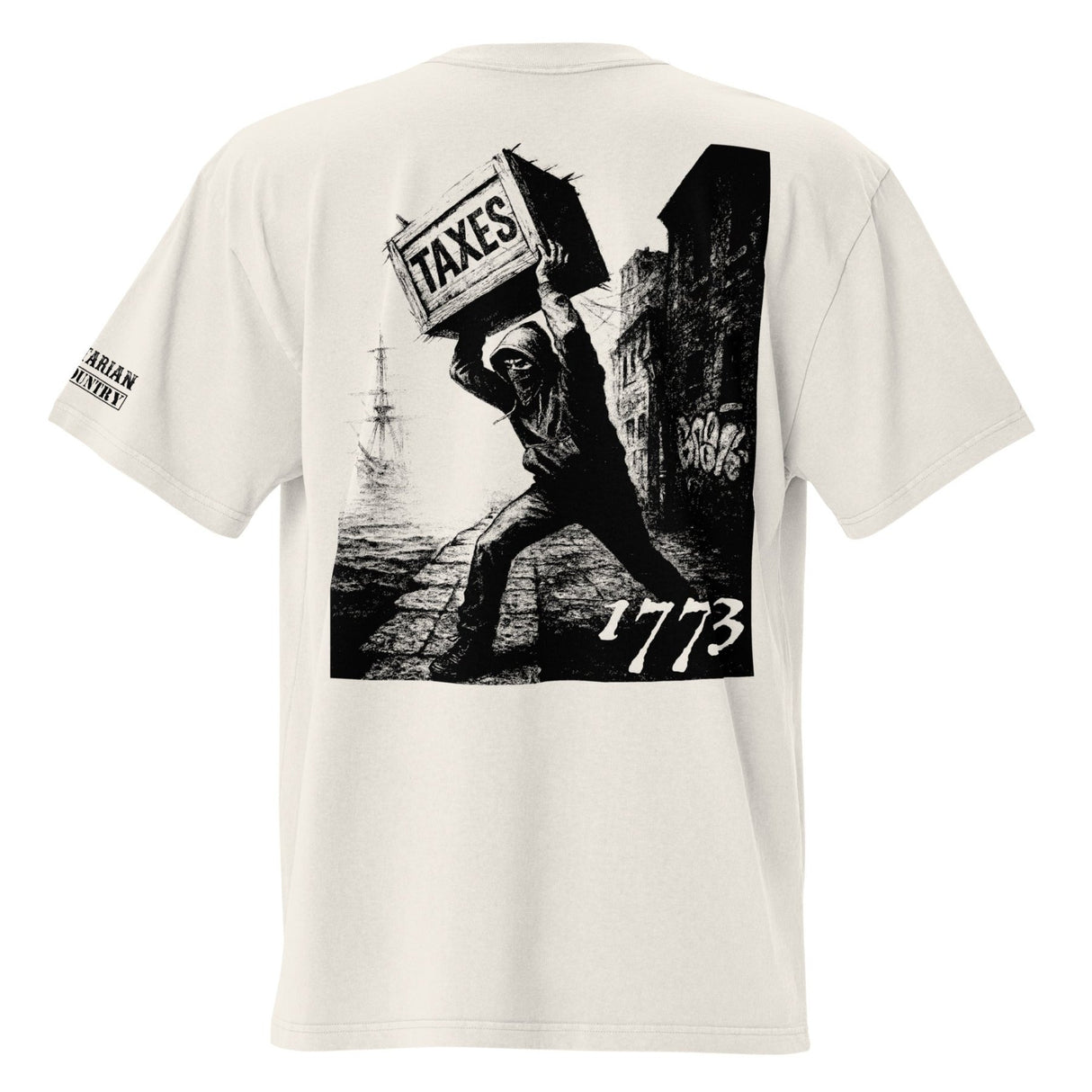TAXATION IS THEFT // 1773 Oversized Tee