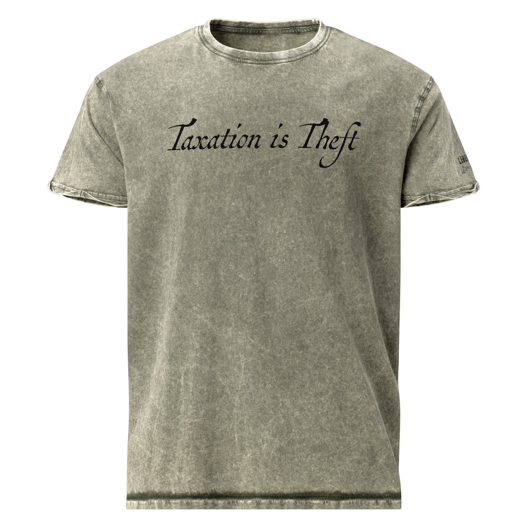 Taxation is Theft Denim Shirt