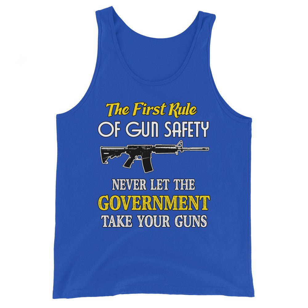 The First Rule of Gun Safety Tank Top