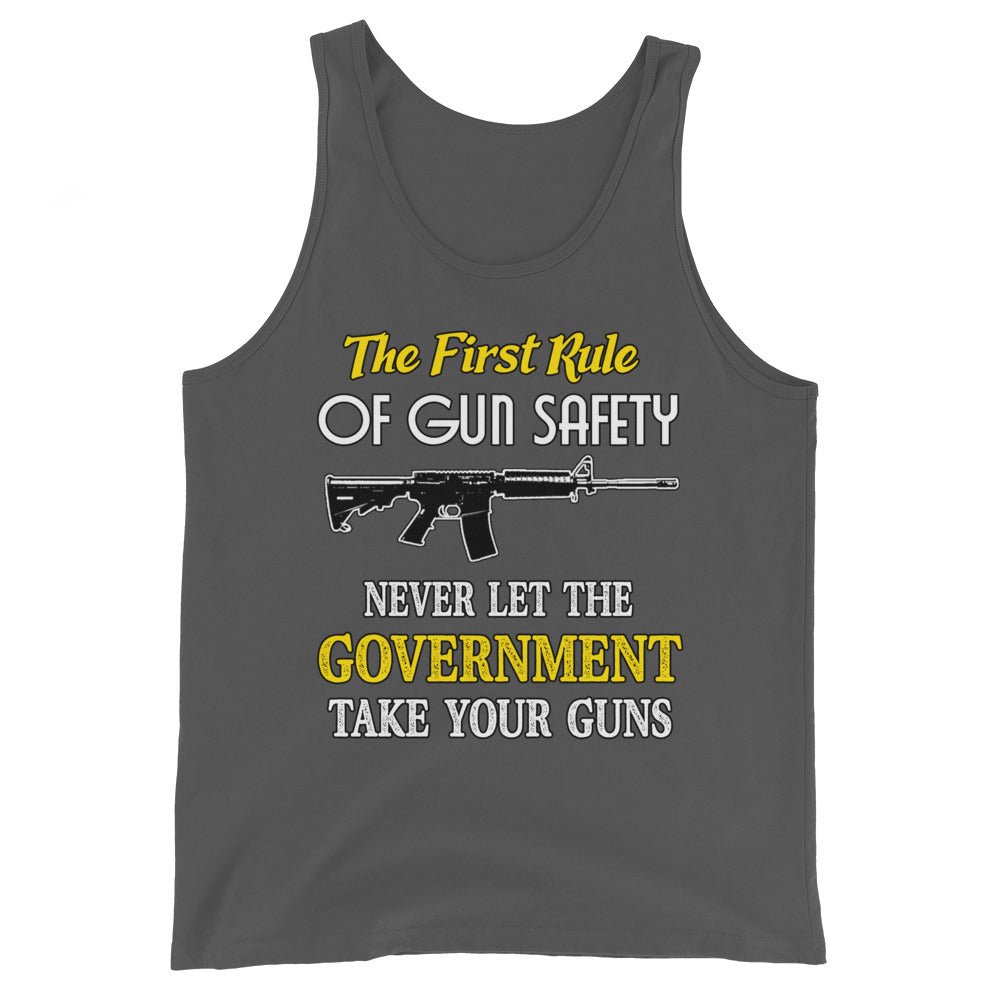 The First Rule of Gun Safety Tank Top