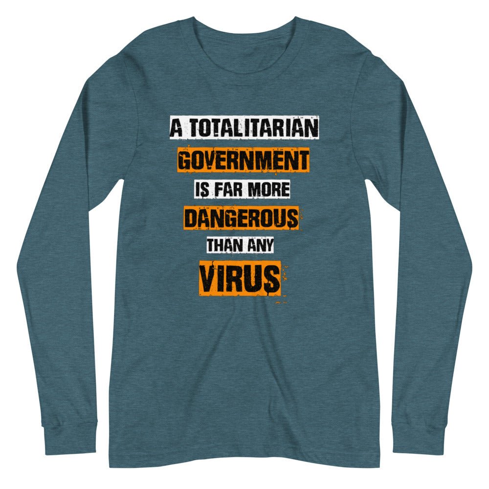 Totalitarian Government Virus Premium Long Sleeve Shirt