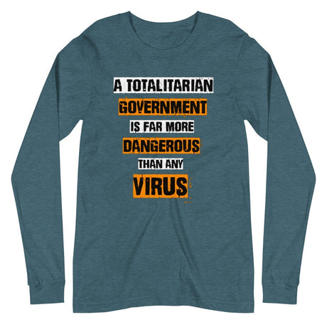 Totalitarian Government Virus Premium Long Sleeve Shirt