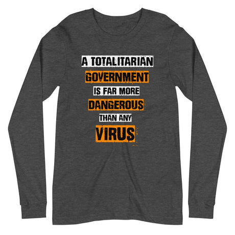 Totalitarian Government Virus Premium Long Sleeve Shirt