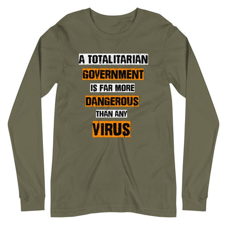 Totalitarian Government Virus Premium Long Sleeve Shirt