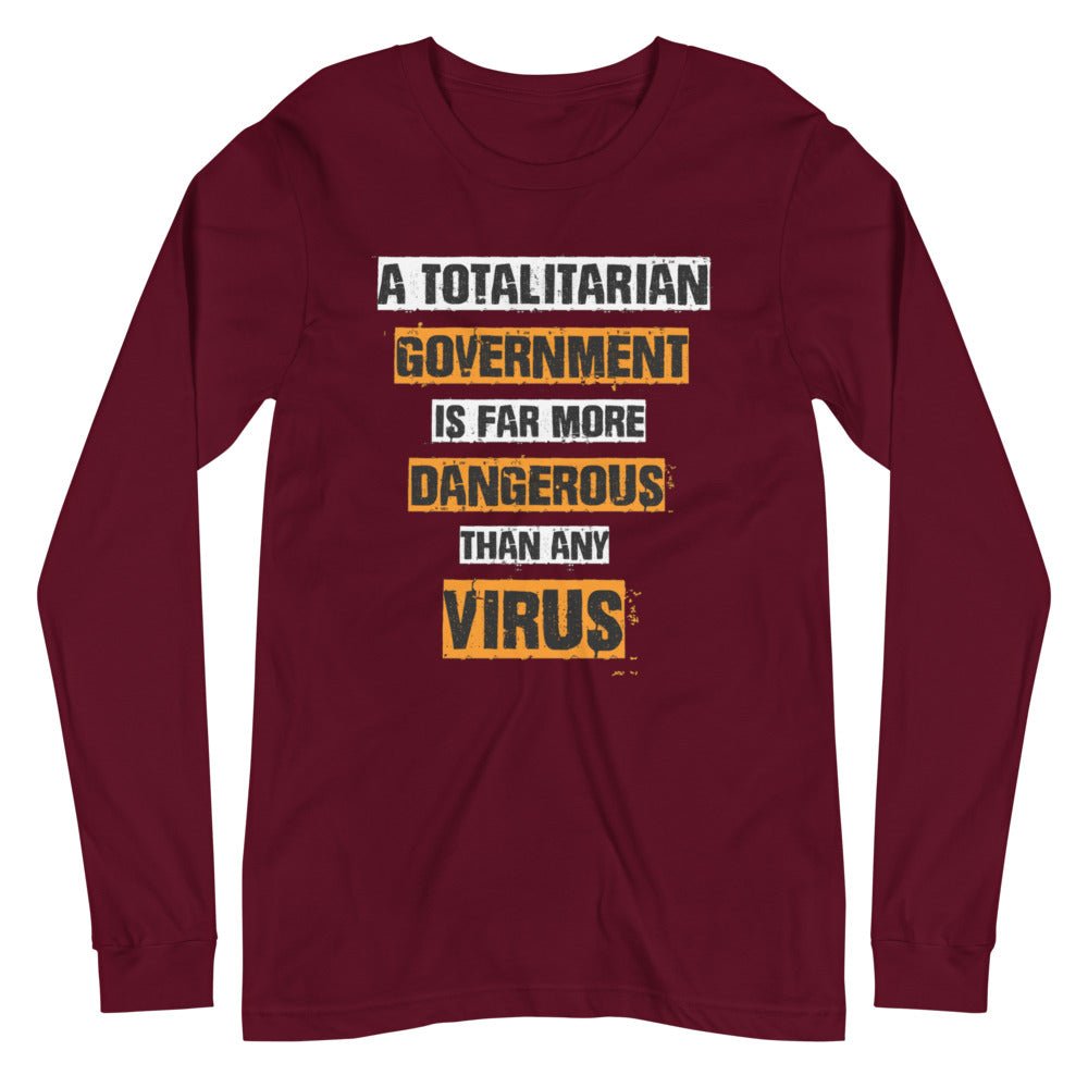 Totalitarian Government Virus Premium Long Sleeve Shirt