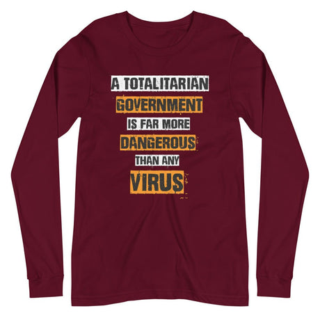 Totalitarian Government Virus Premium Long Sleeve Shirt