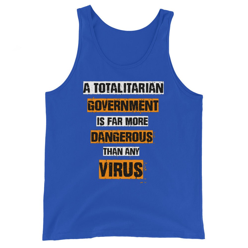 Totalitarian Government Virus Premium Tank Top