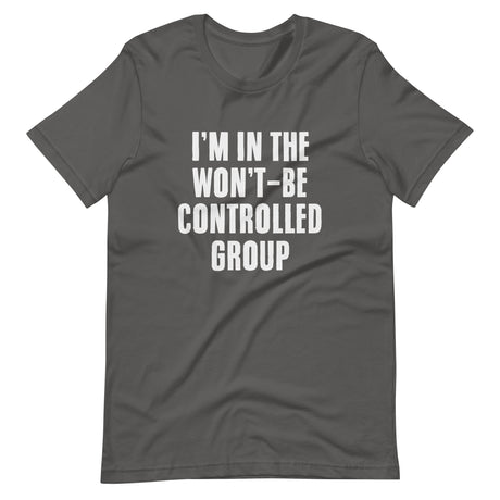 I'm In The Won't Be Controlled Group Shirt - Libertarian Country