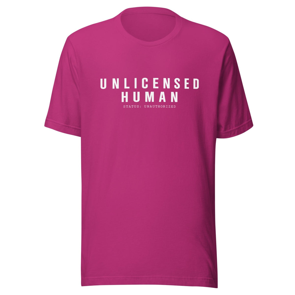 Unlicensed Human Shirt