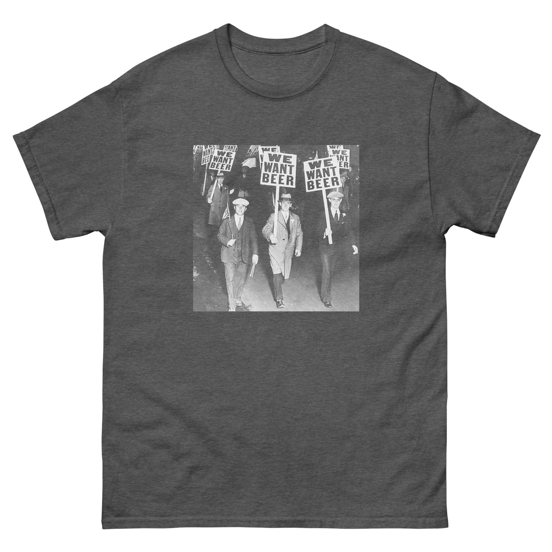 We Want Beer Heavy Cotton Shirt