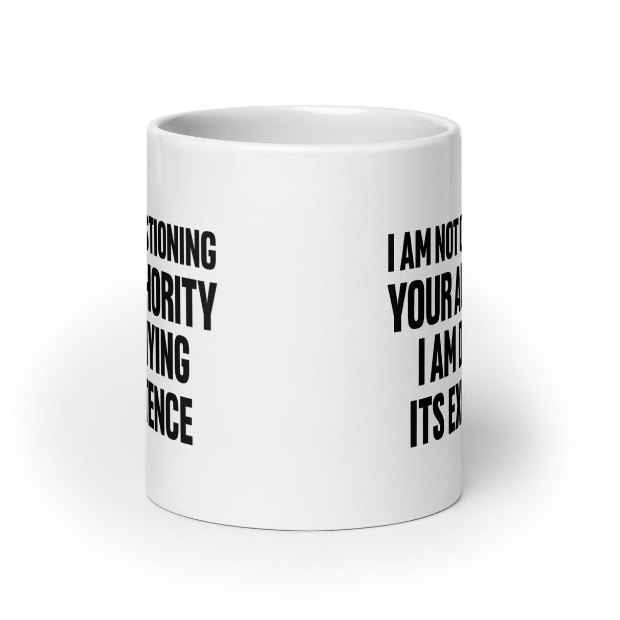 I Deny Your Authority Coffee Mug - Libertarian Country