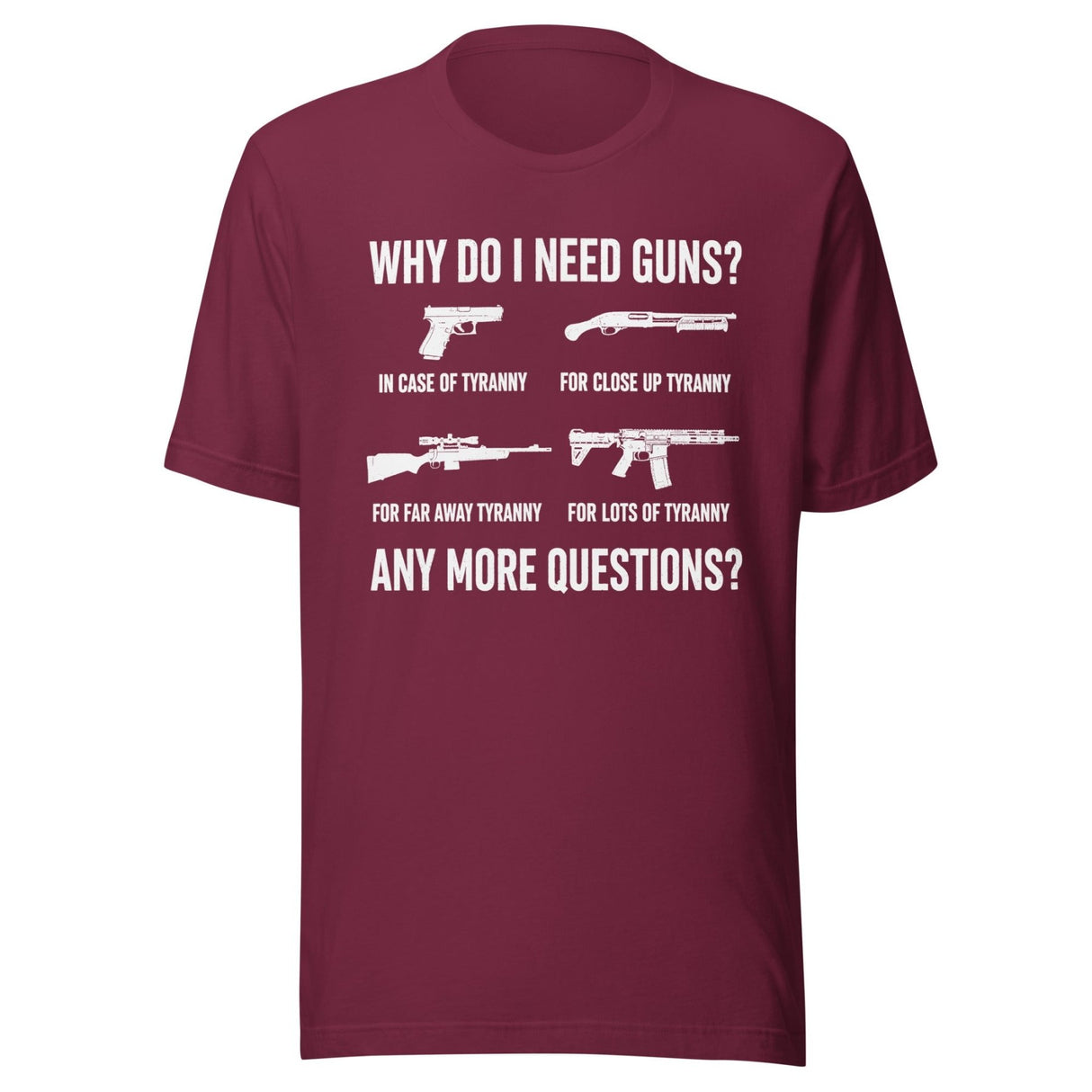 Why Do I Need Guns Tyranny Shirt