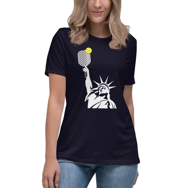 Pickleball Women's Shirt by Libertarian Country