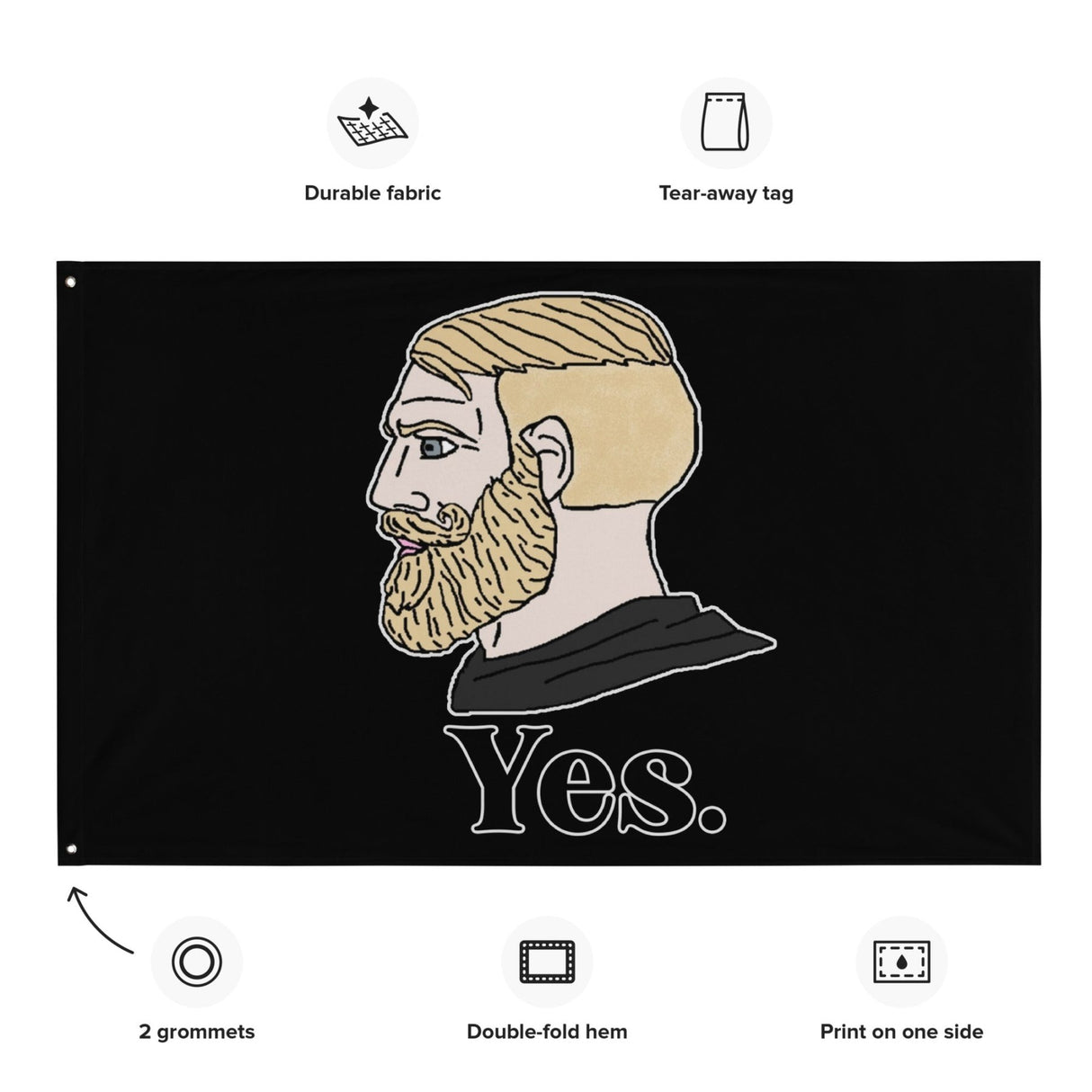Yes Chad Meme Flag