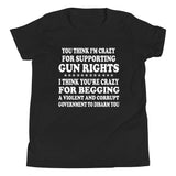 Supporting Gun Rights Youth Shirt - Libertarian Country