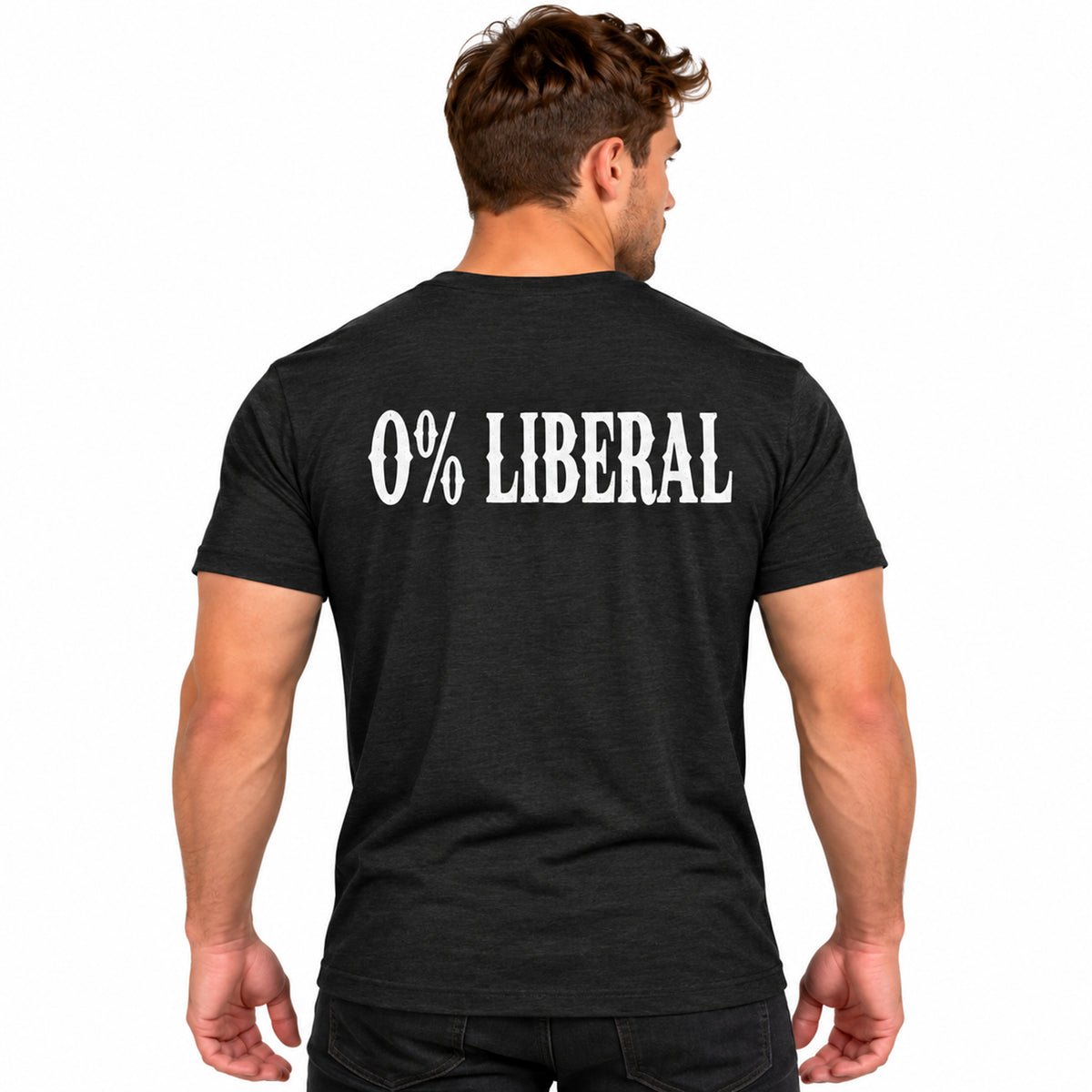 Zero Percent Liberal Back Print Shirt