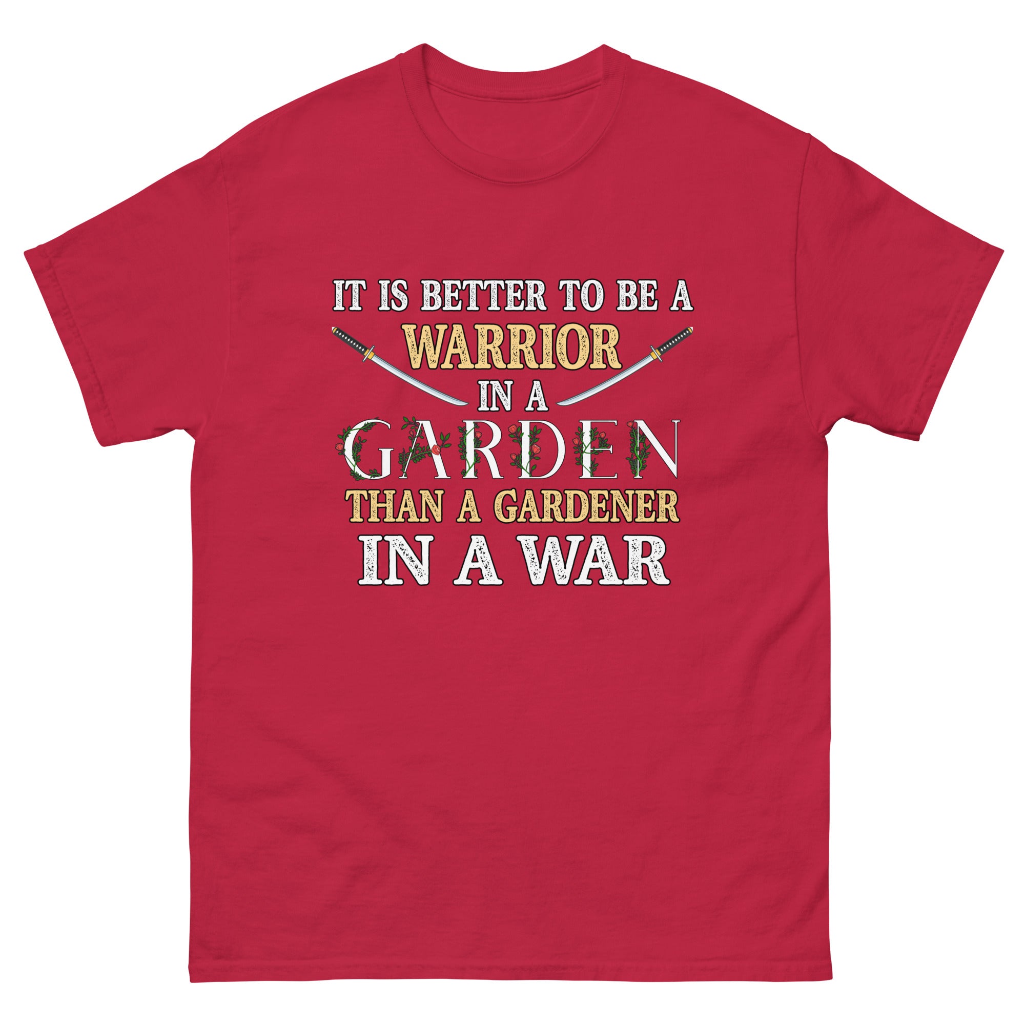 Warrior in a Garden Heavy Cotton Shirt - Libertarian Country