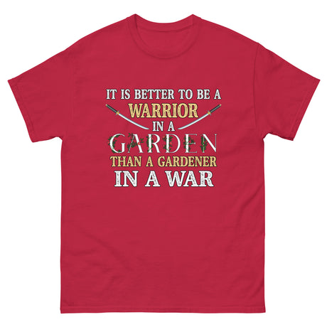Warrior in a Garden Heavy Cotton Shirt - Libertarian Country