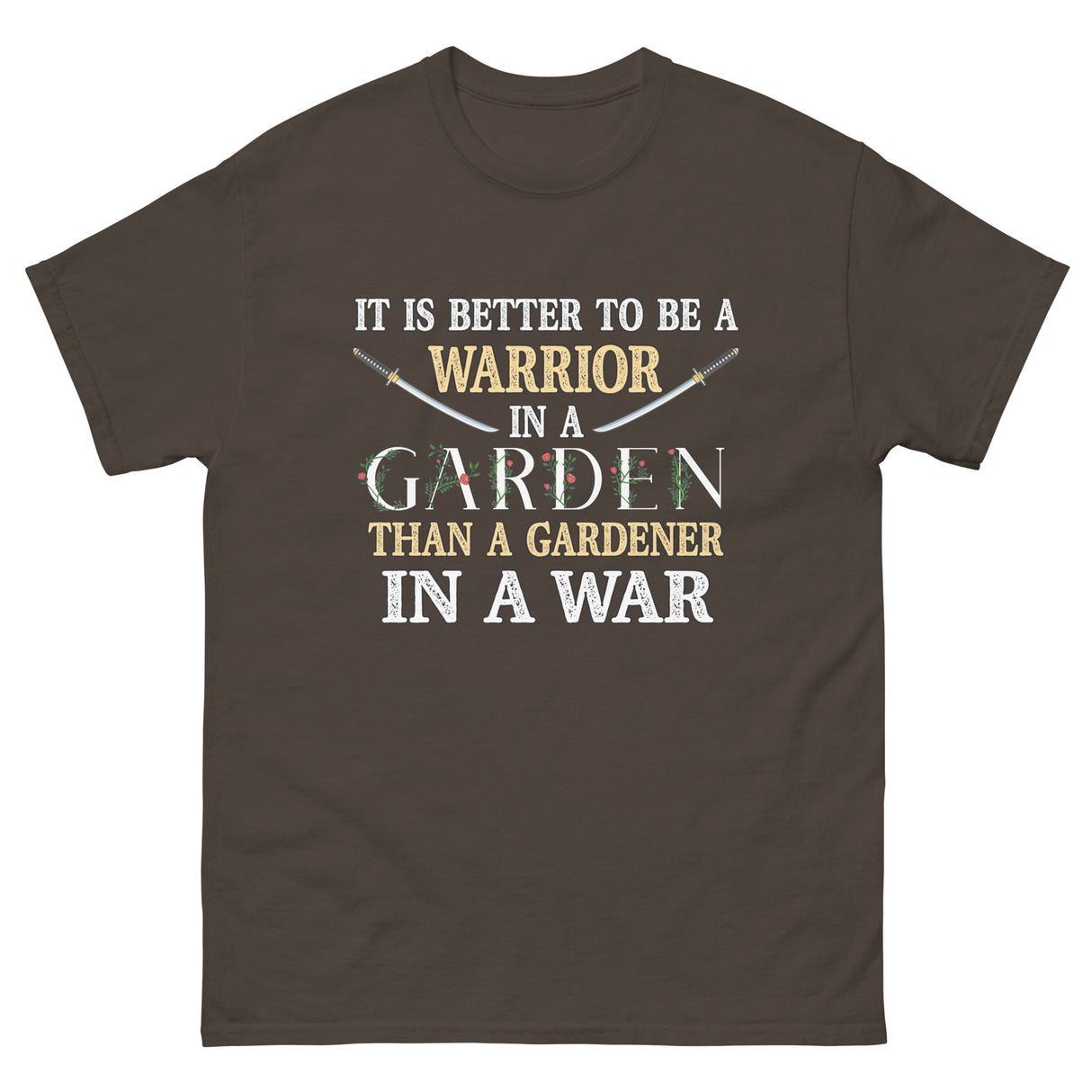Warrior in a Garden Heavy Cotton Shirt - Libertarian Country