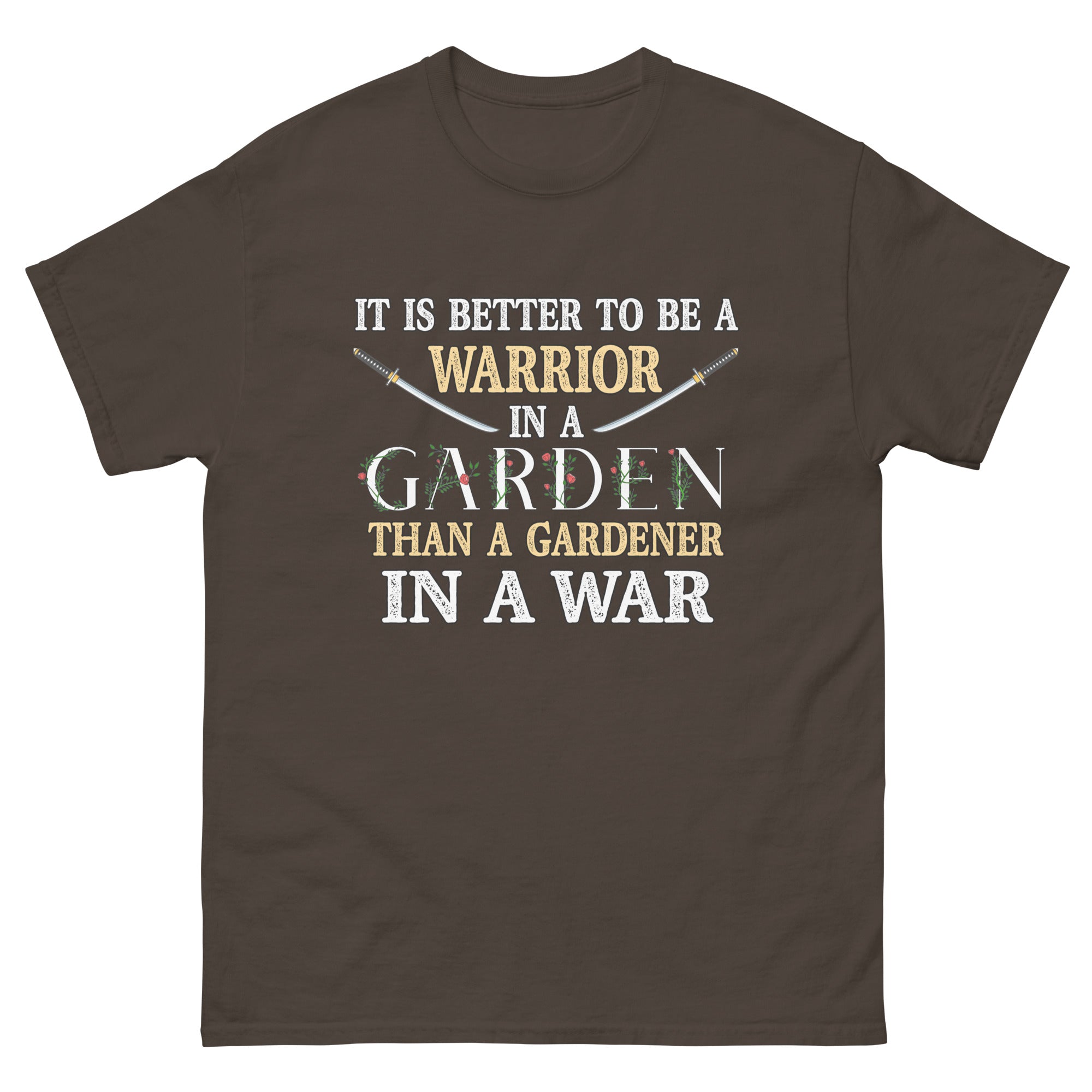Warrior in a Garden Heavy Cotton Shirt - Libertarian Country