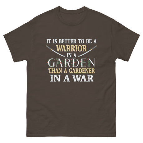 Warrior in a Garden Heavy Cotton Shirt - Libertarian Country