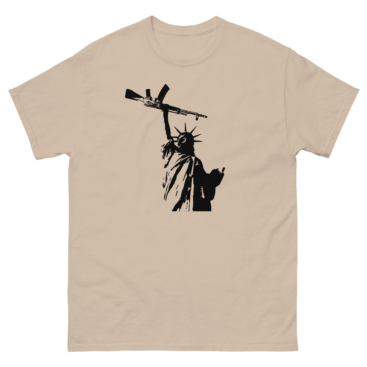 Statue of Liberty AK-47 Heavy Cotton Shirt - Libertarian Country