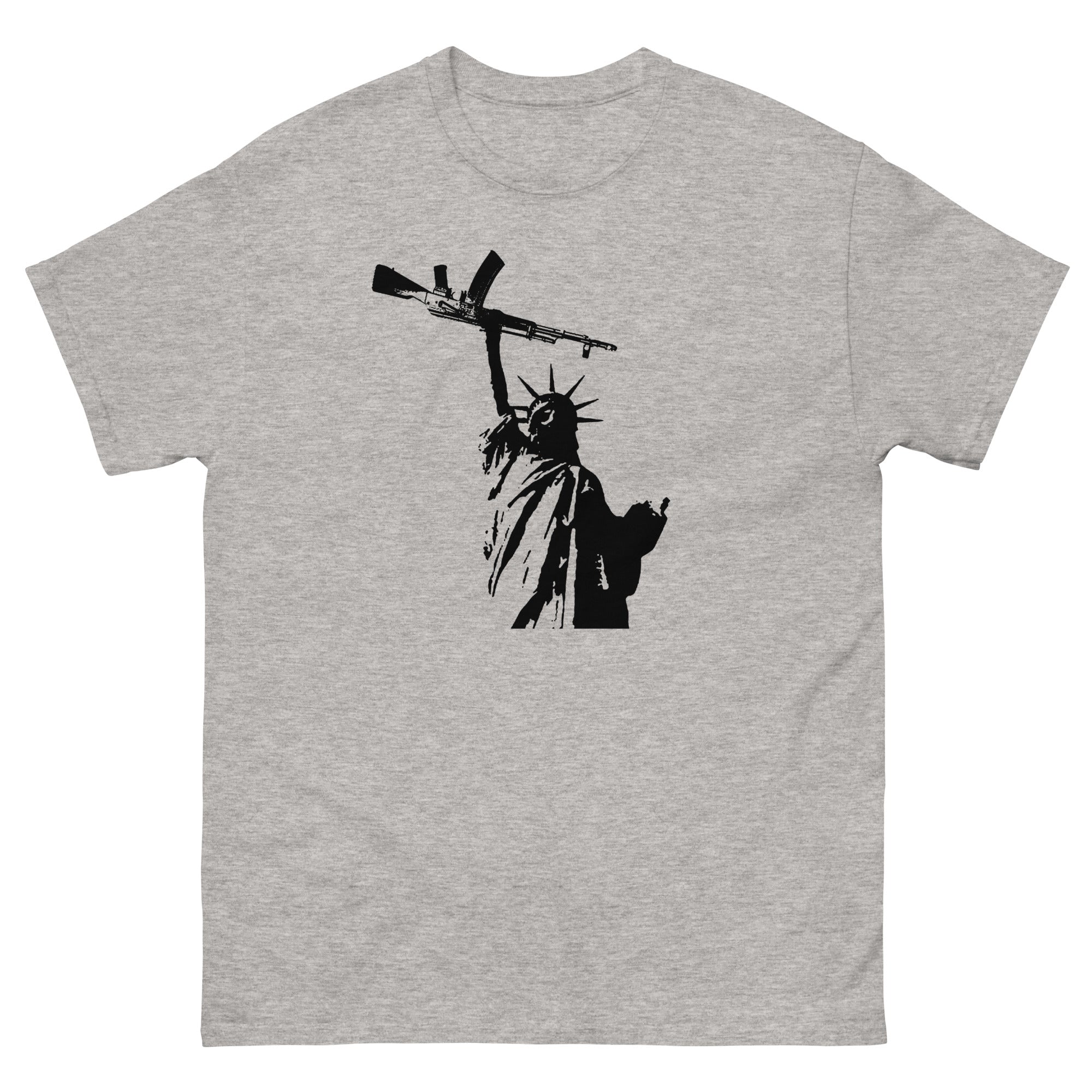 Statue of Liberty AK-47 Heavy Cotton Shirt - Libertarian Country