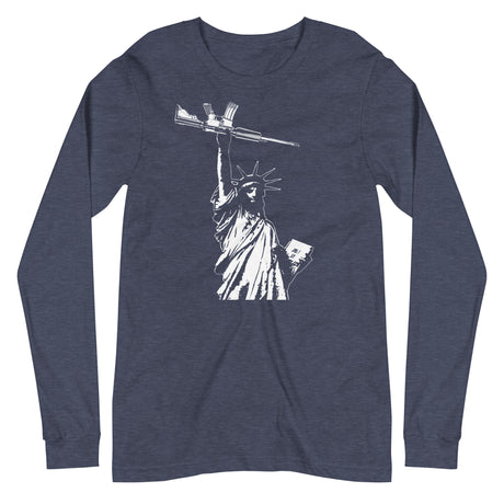 Statue of Liberty AR-15 Long Sleeve Shirt - Libertarian Country