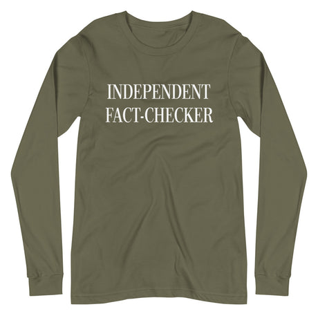 Independent Fact Checker Premium Long Sleeve Shirt - Libertarian Country