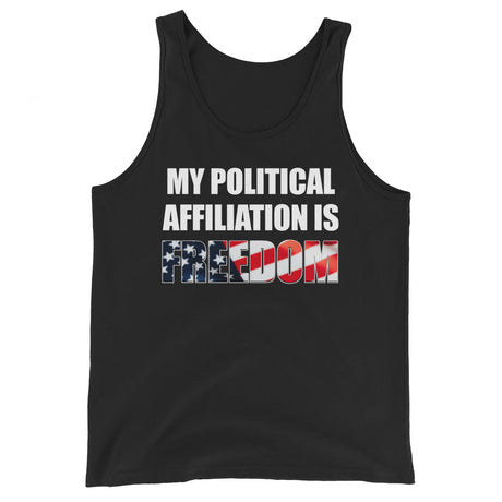 My Political Affiliation is Freedom Premium Tank Top - Libertarian Country