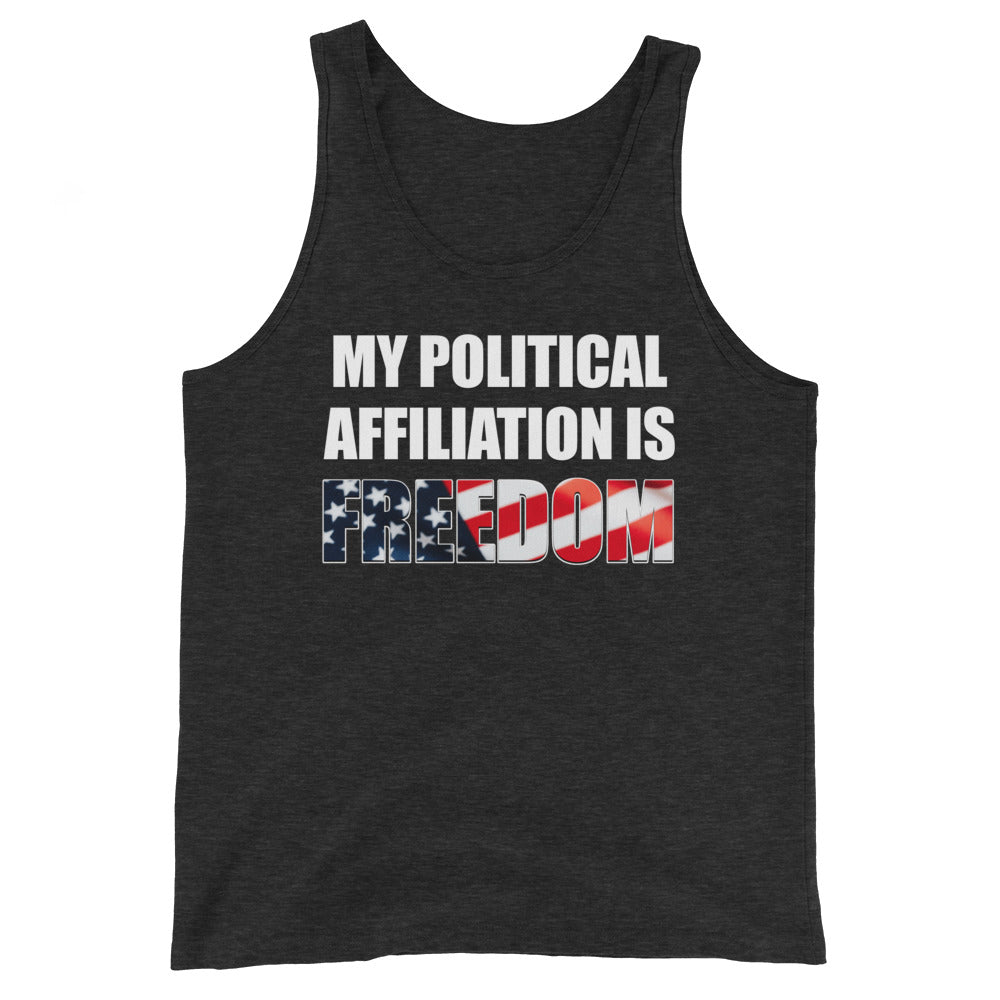 My Political Affiliation is Freedom Premium Tank Top - Libertarian Country