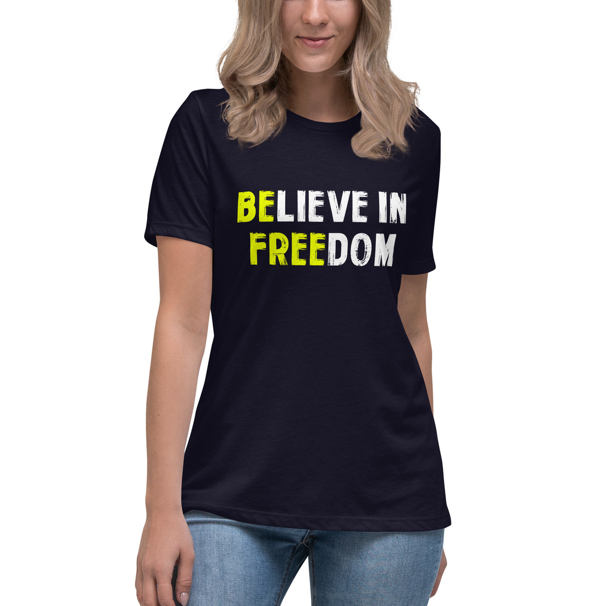Believe in Freedom Women's Shirt - Libertarian Country