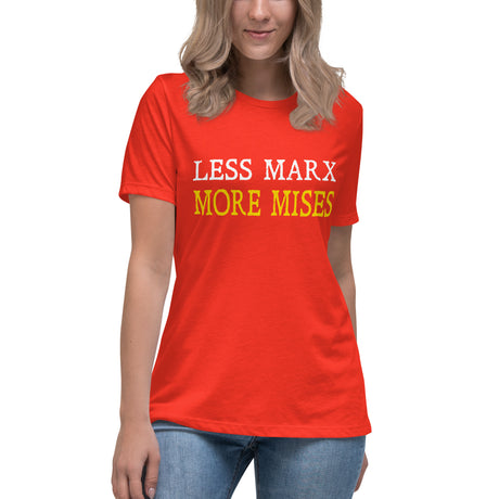 Less Marx More Mises Women's Shirt - Libertarian Country