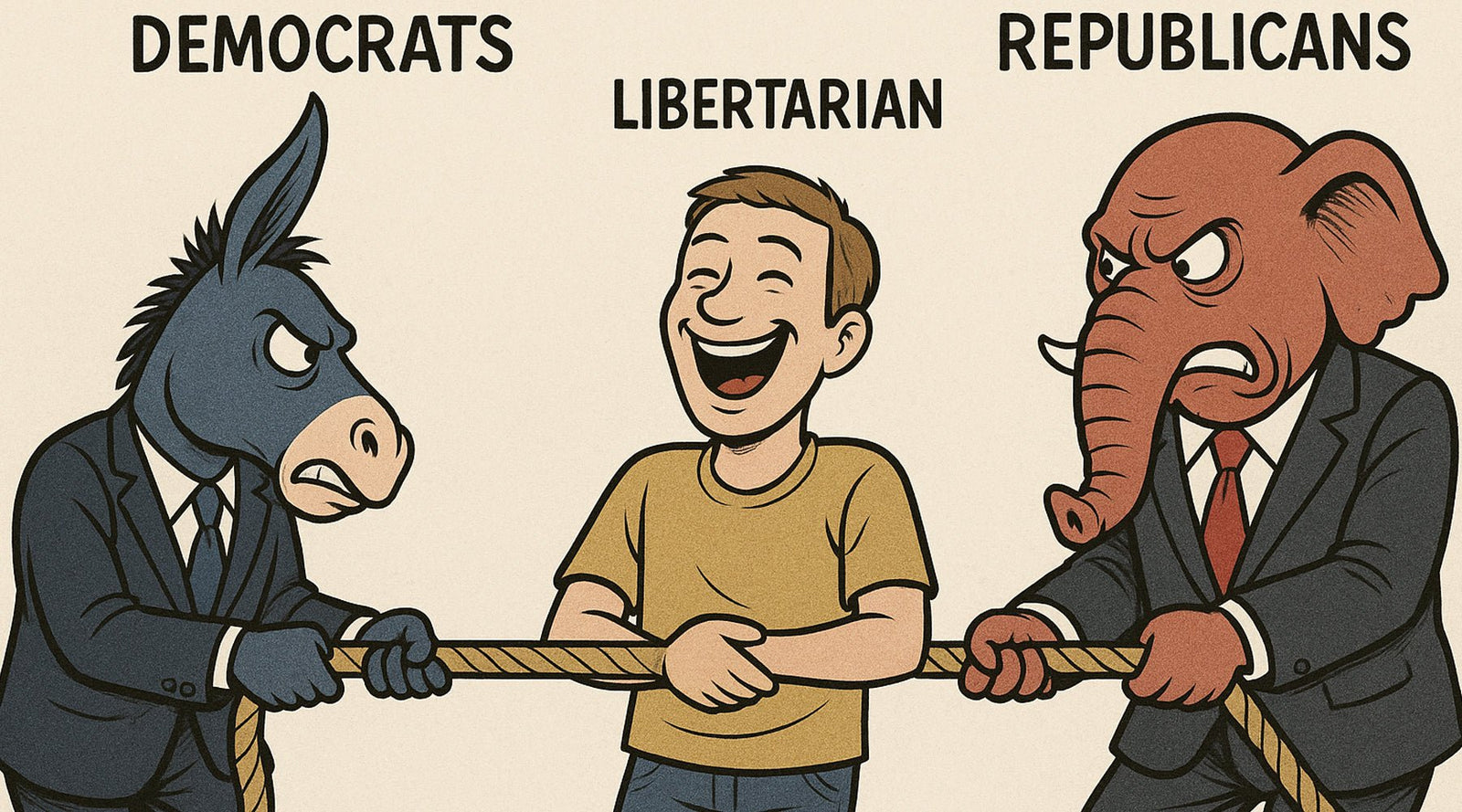 Just Because I Mock One Politician Doesn’t Mean I Endorse the Other Side - Libertarian Country