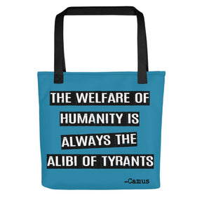 Alibi of Tyrants Camus Tote Bag