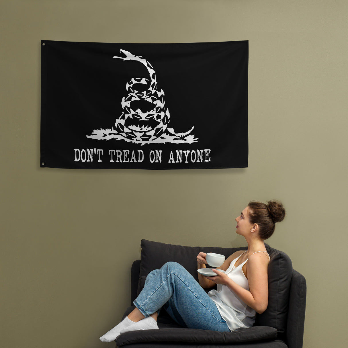 Don't Tread On Anyone Flag - Libertarian Country