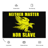 Neither Master Nor Slave Flag - Libertarian Country