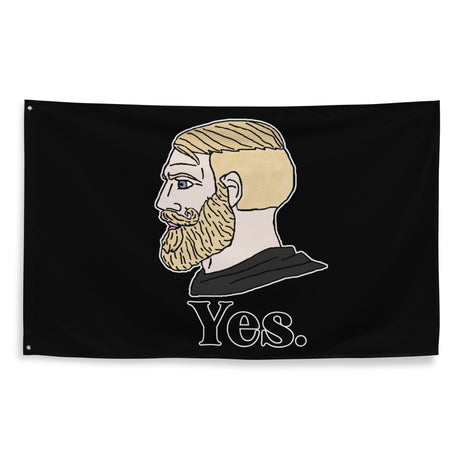 Yes Chad Meme Flag by Libertarian Country